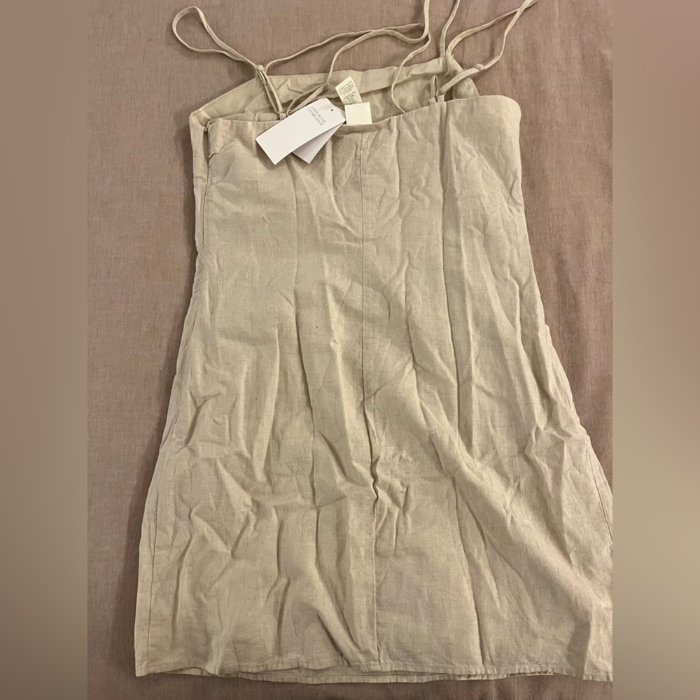 New! Linen Dress - Picture 2 of 2